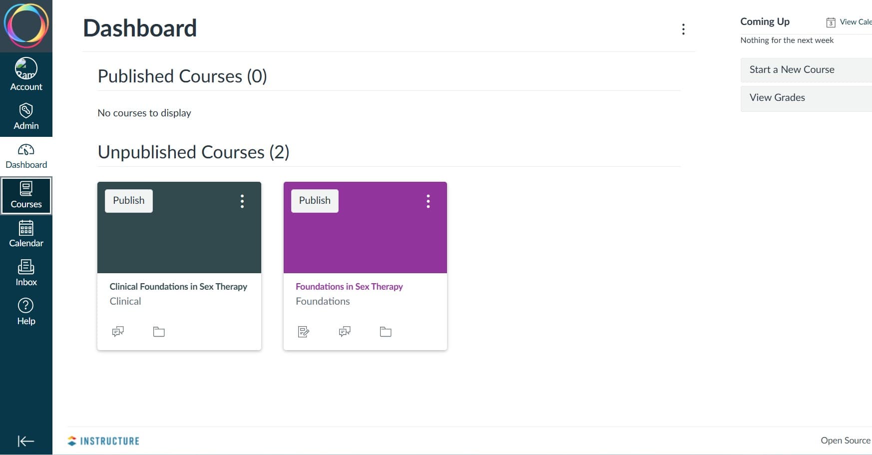 School of Sex Therapy Canvas LMS